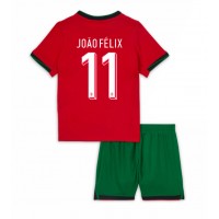 Portugal Joao Felix #11 Replica Home Minikit Euro 2024 Short Sleeve (+ pants)